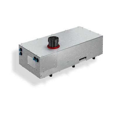 46kW Nd:YAG/KTP diode-pumped laser system